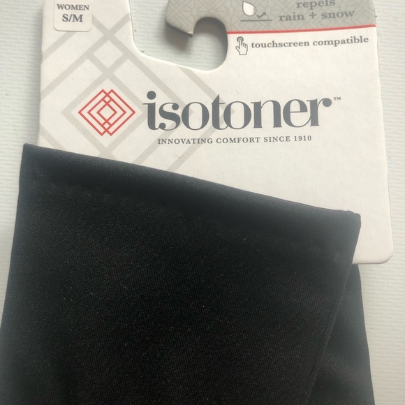 Isotoner women’s Classic Black Gloves - Picture 7 of 8